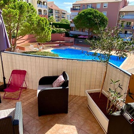 Coeur De Frejus, L'Amphitheatre, Appartement 3 Pieces Climatise, Terrasse, Barbecue, Piscine & Parking 外观 照片